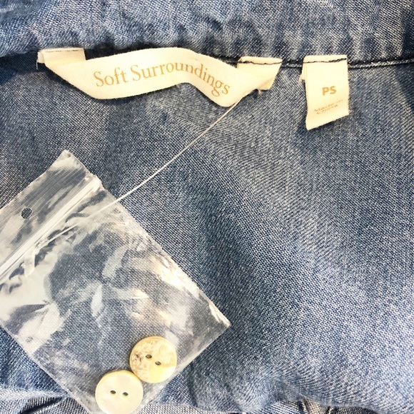 NWOT Soft Surroundings Soft Crossover-Front Tunic - Picture 5 of 6